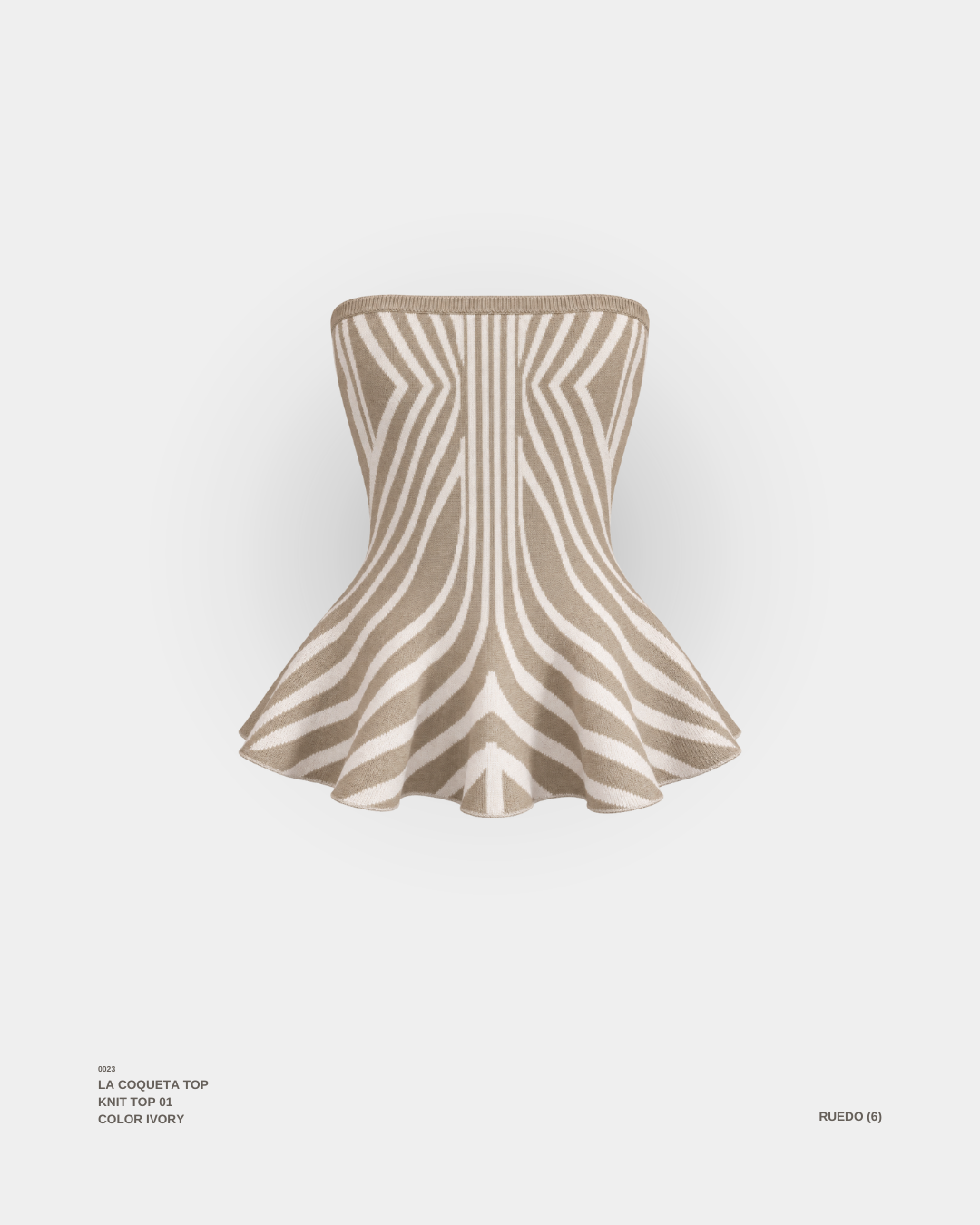 "LA COQUETA" TOP IVORY