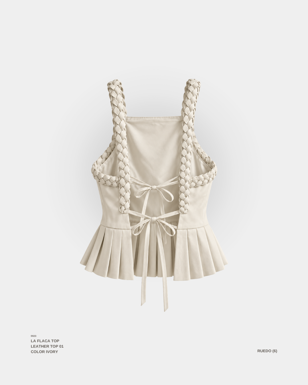 "LA FLACA" TOP IVORY