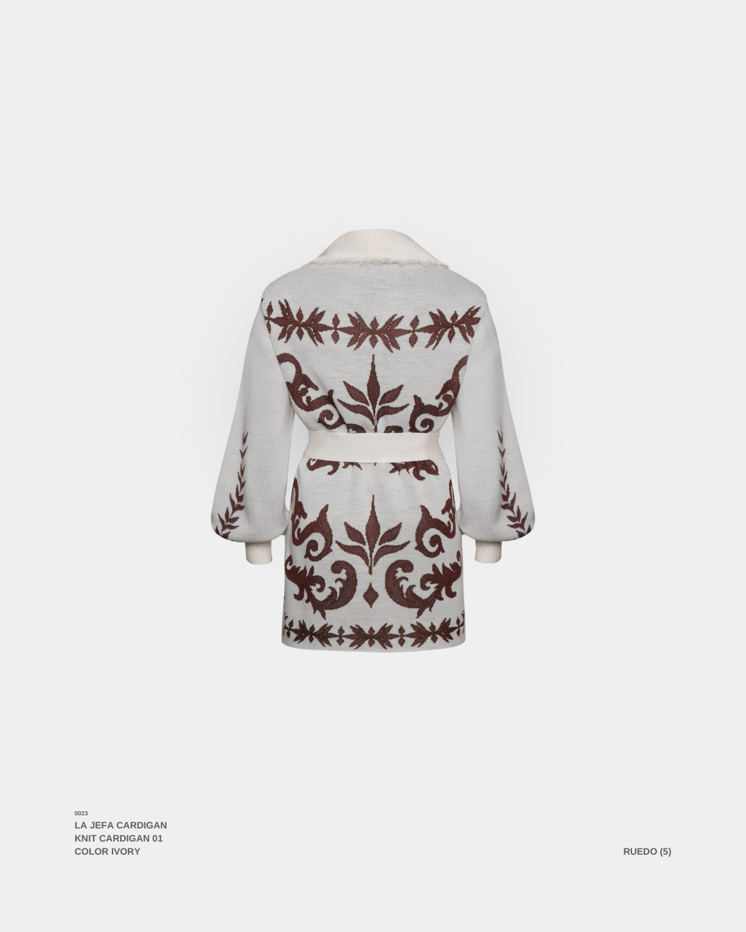 "LA JEFA" CARDIGAN IVORY
