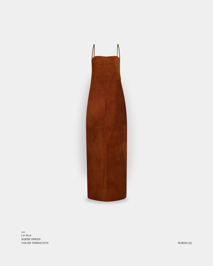 "LA OLA" TERRACOTTA DRESS (PRE-ORDER)