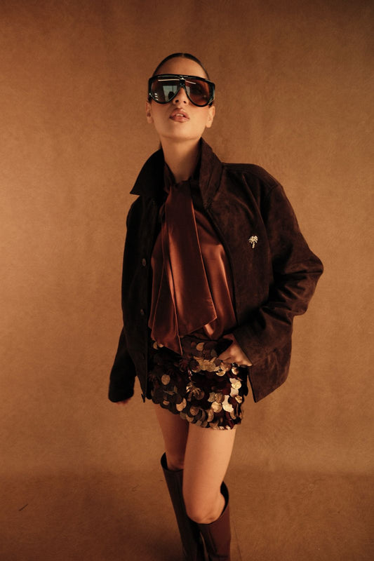 EL PARAMO SUEDE LEATHER JACKET x ANTHIAS
