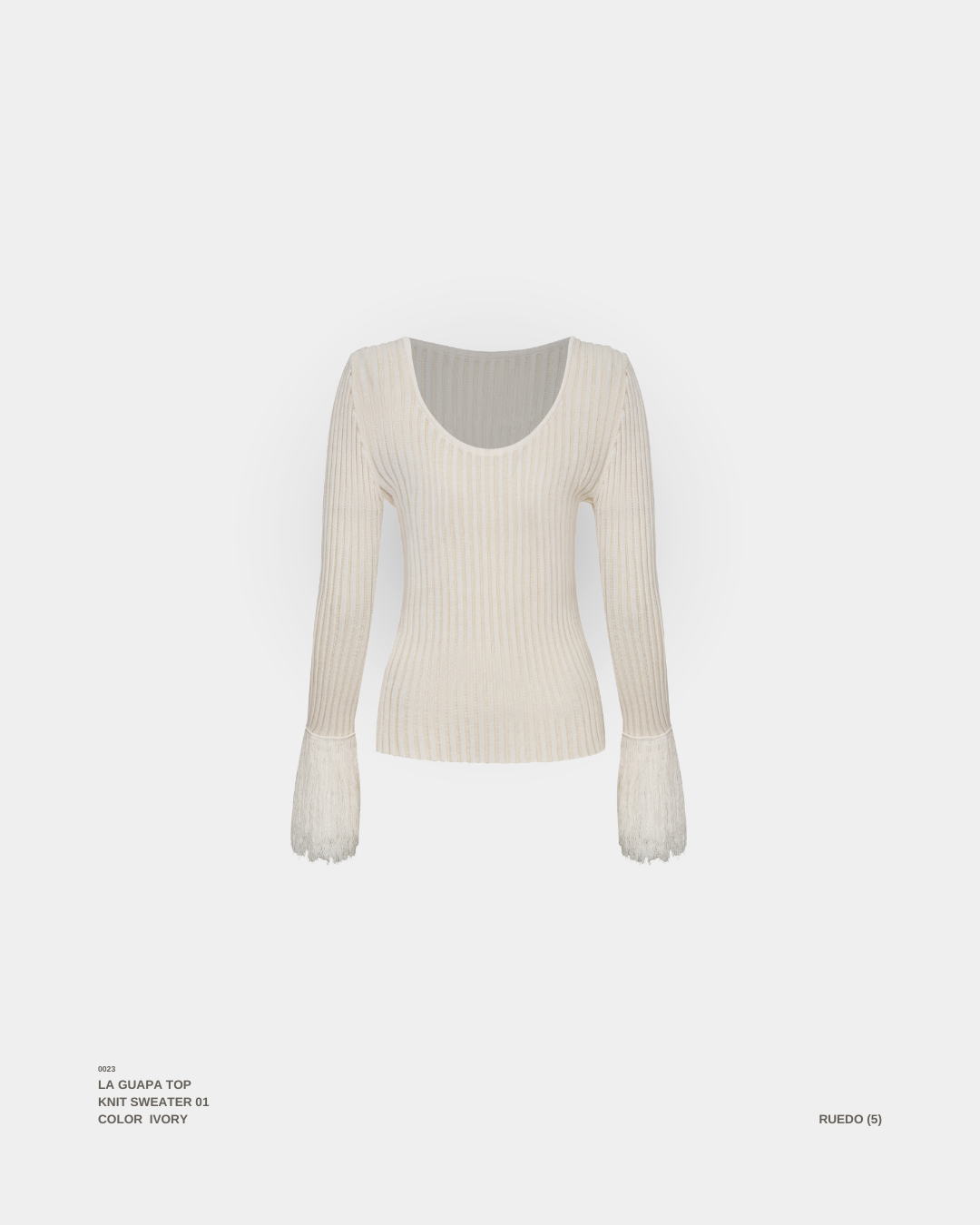 La Guapa Top Ivory