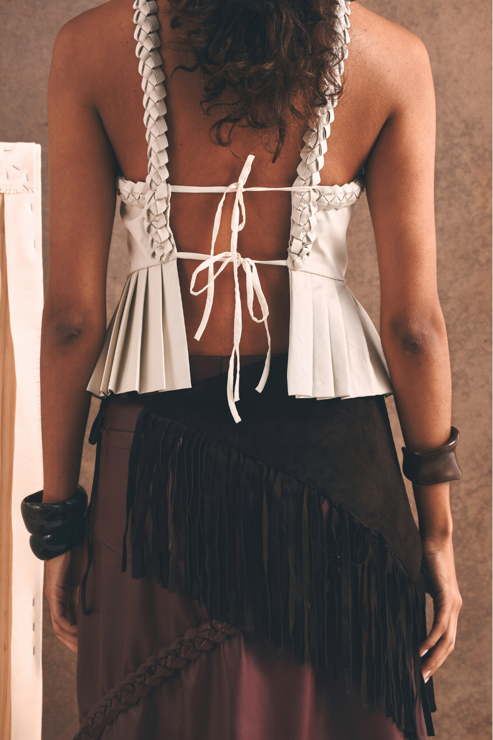 "LA FLACA" TOP IVORY