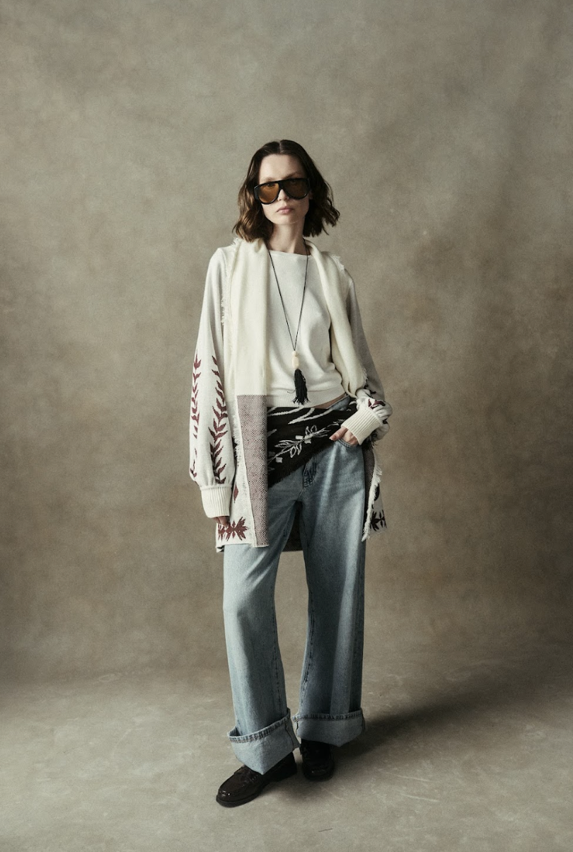 "LA JEFA" CARDIGAN IVORY
