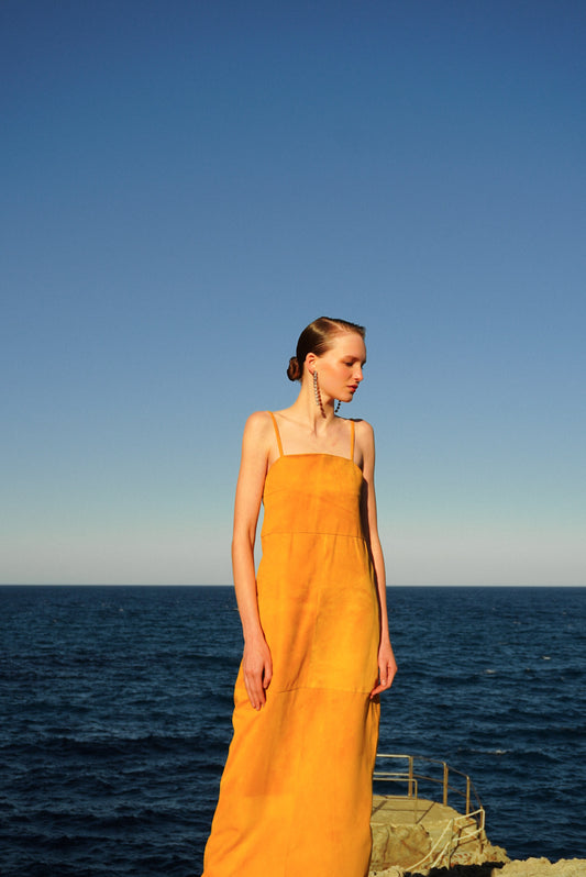 "LA OLA" YELLOW DRESS (PRE-ORDER)