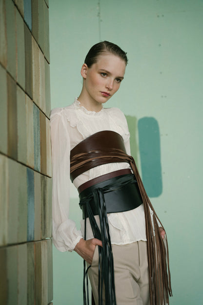 "EL VIENTO" BELT TOBACCO