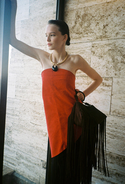 "LA MAREA" SUEDE BAG