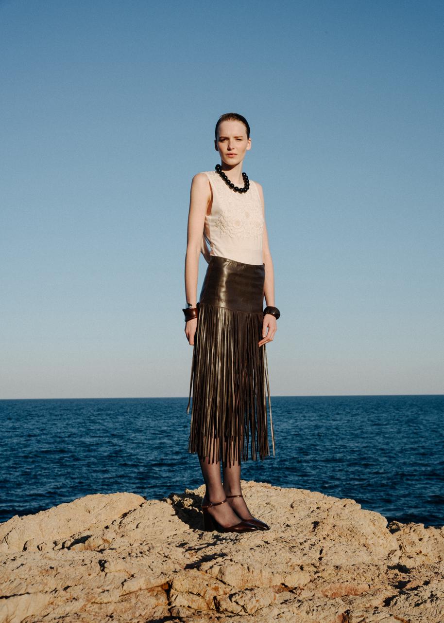 "LA SOMBRA" FRINGE SKIRT (PRE-ORDER)