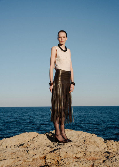"LA SOMBRA" FRINGE SKIRT (PRE-ORDER)
