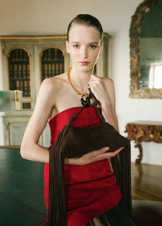 "LA MAREA" SUEDE BAG